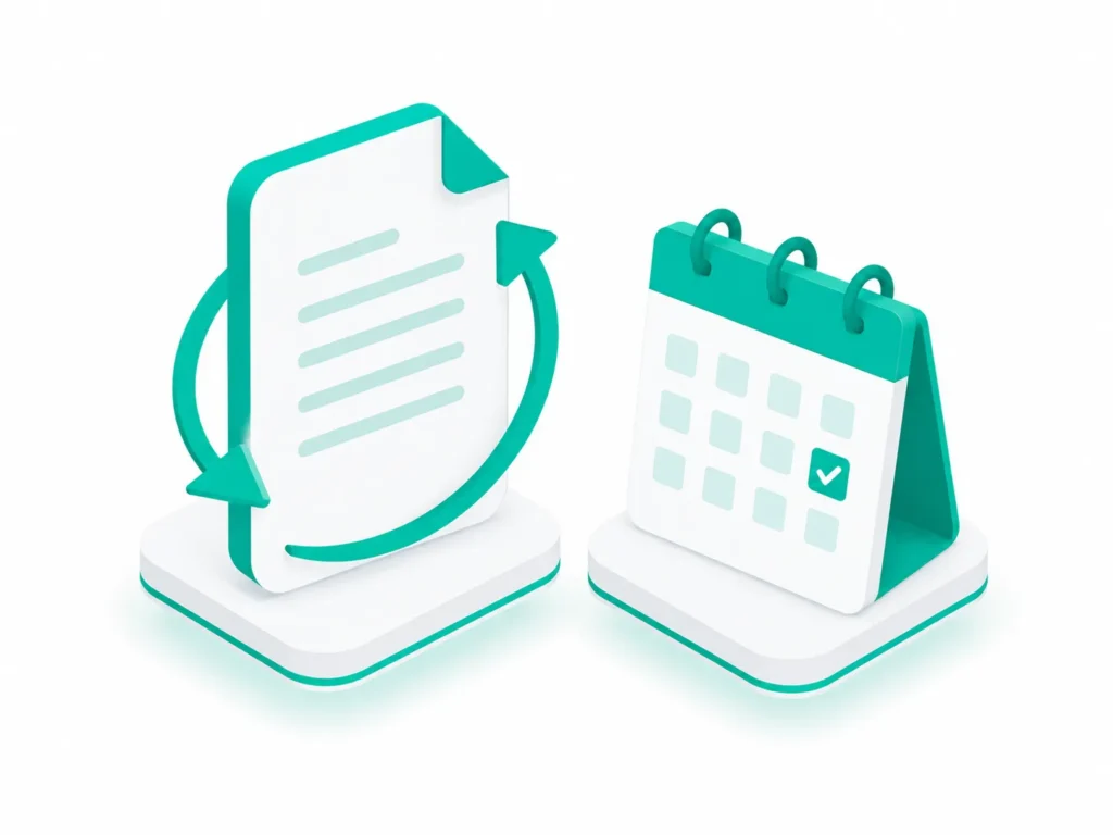 Icon showing continuous service carrying over during UAE employment contract renewal